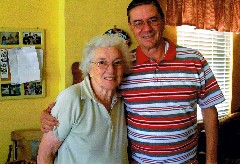 Julia (Judy) Kish Dorrough; Bill Stout; Bill & Norma s home in Florida